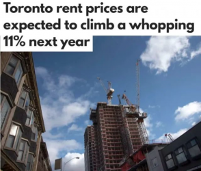 房东笑了租客哭了――多伦多最新租金数据显示强势上涨，明年再涨
