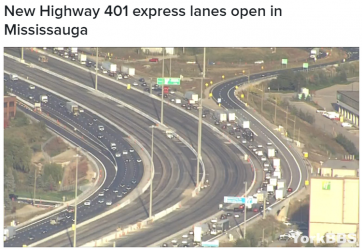 401高速新开快速车道！路过这里更快啦！