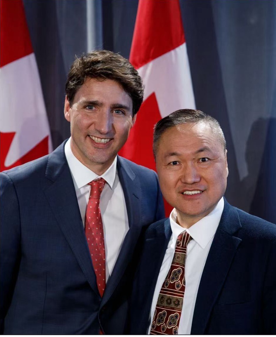 加中贸易促进会会长陆炳雄受邀出席加拿大总理马克·卡尼见面会