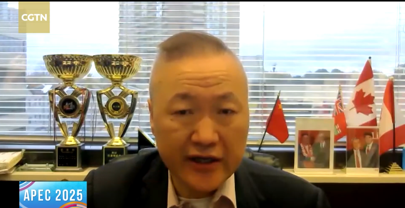 加中高层对话重启!陆炳雄接受中国环球电视台独家专访