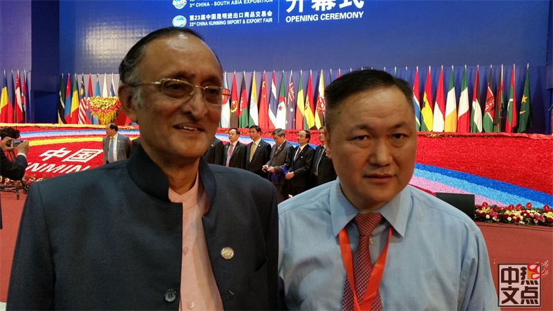 “侨连五洲·七彩云南”第22届东盟华商会昆明隆重举行,陆炳雄应
