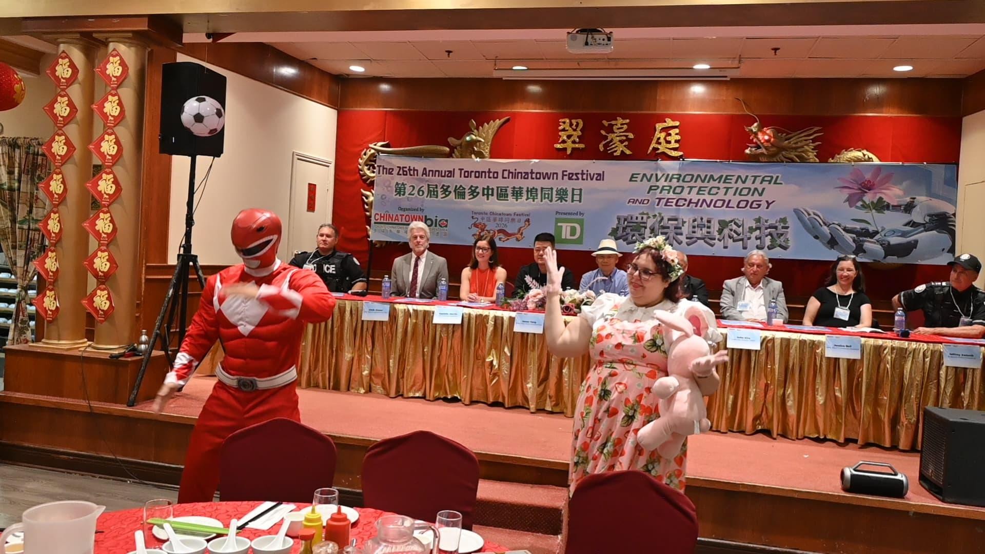 第26届多伦多中区华埠同乐日7月25、26日免费开放!7英尺机器人现